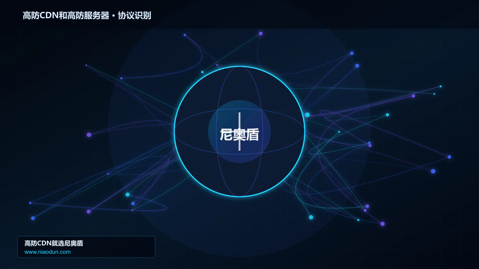 高防CDN和高防服务器协议识别与节点防护图