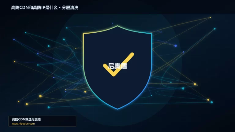 高防CDN和高防IP是什么分层流量清洗架构图