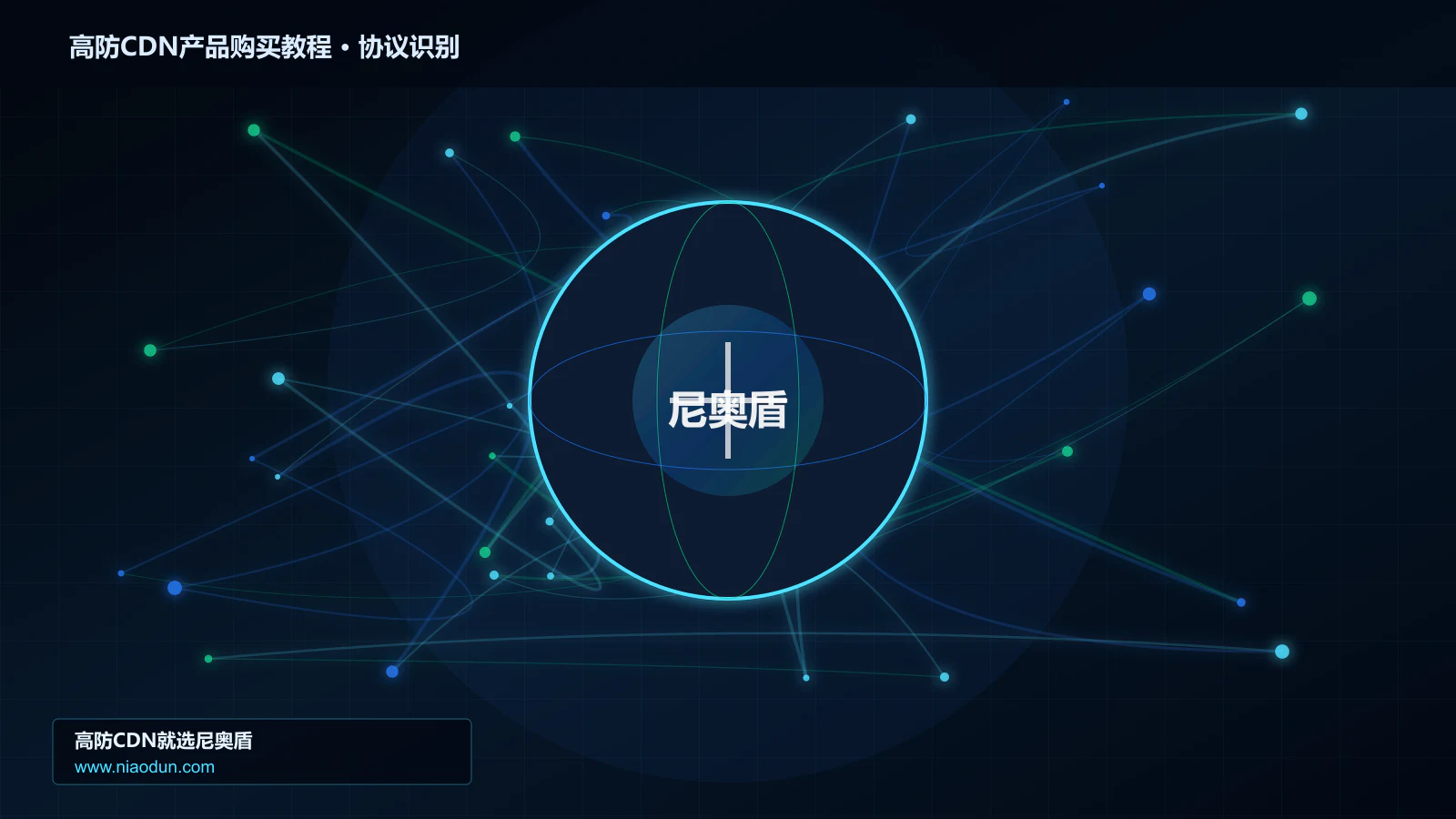 高防CDN产品购买教程协议识别与节点防护图
