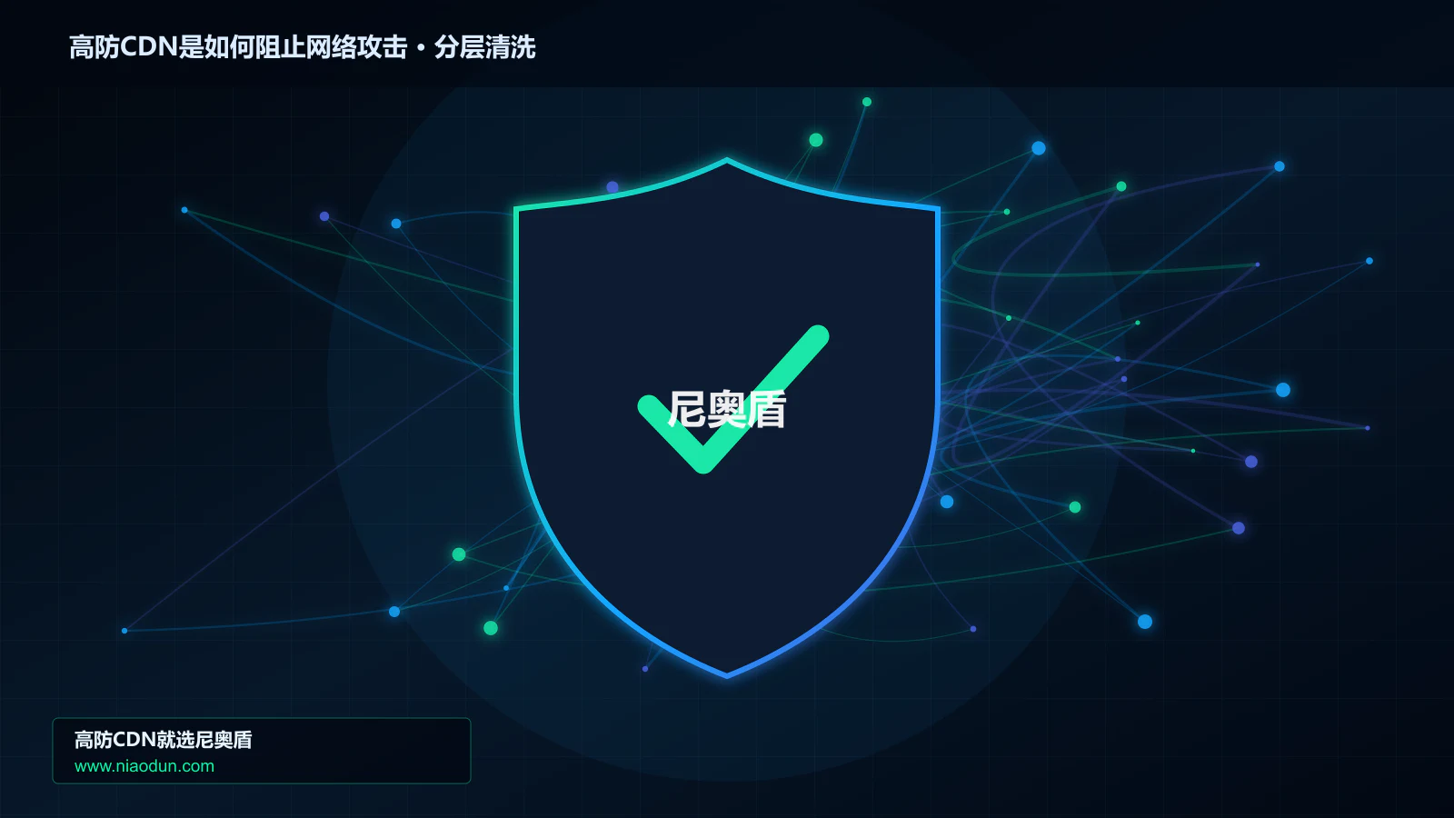 高防CDN是如何阻止网络攻击分层流量清洗架构图