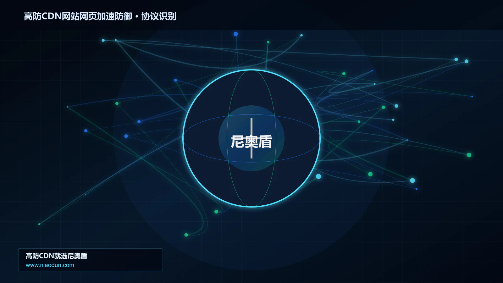 高防CDN网站网页加速防御协议识别与节点防护图