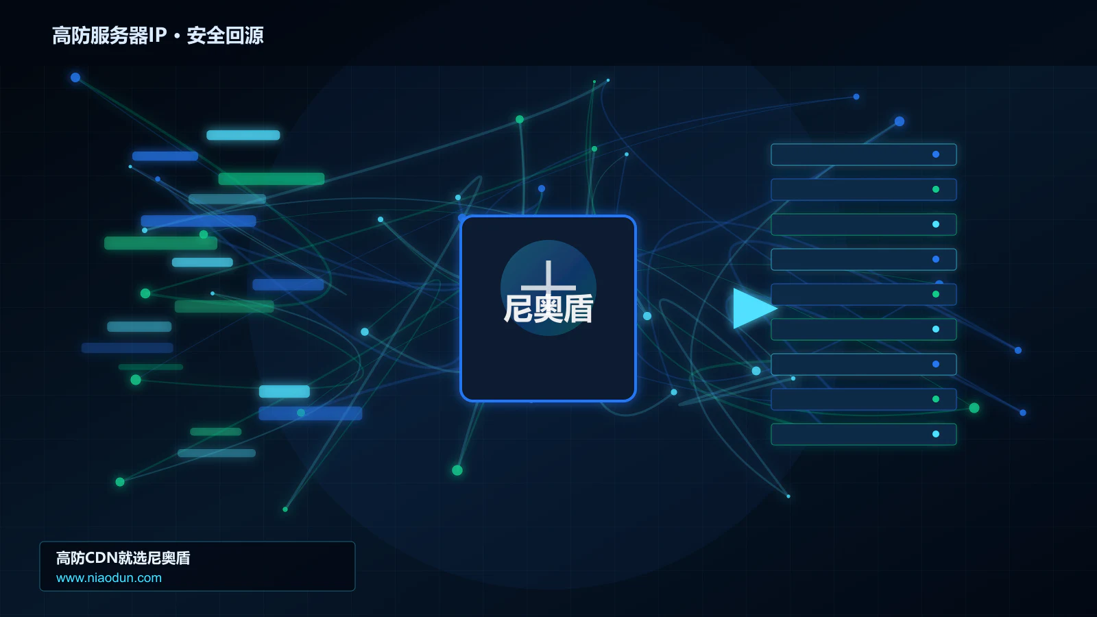 高防服务器IP路由调度与安全回源图