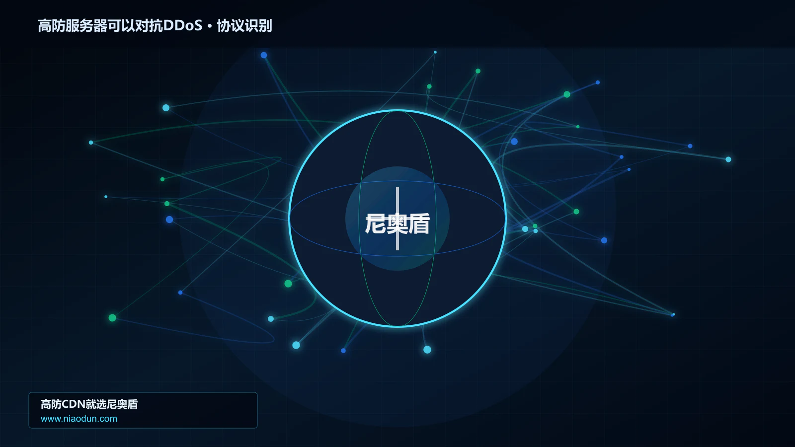 高防服务器可以对抗DDoS协议识别与节点防护图