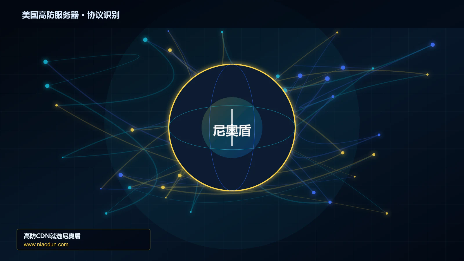 美国高防服务器协议识别与节点防护图