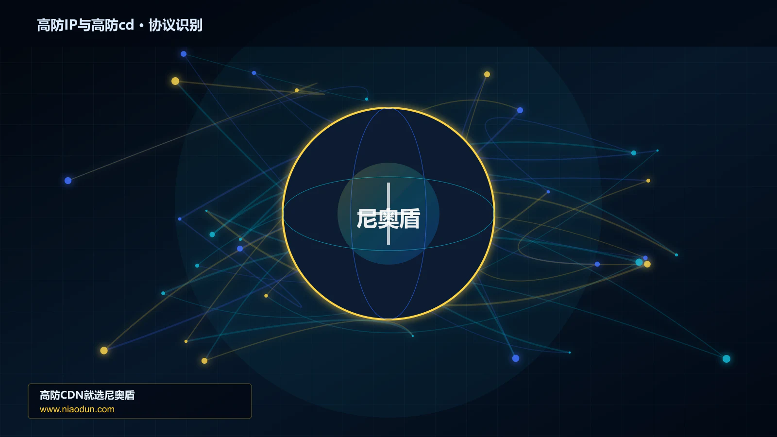 高防IP与高防cd协议识别与节点防护图