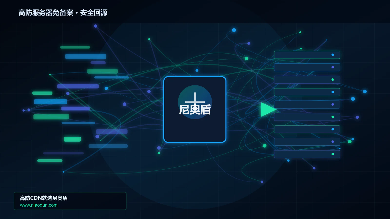 高防服务器免备案路由调度与安全回源图