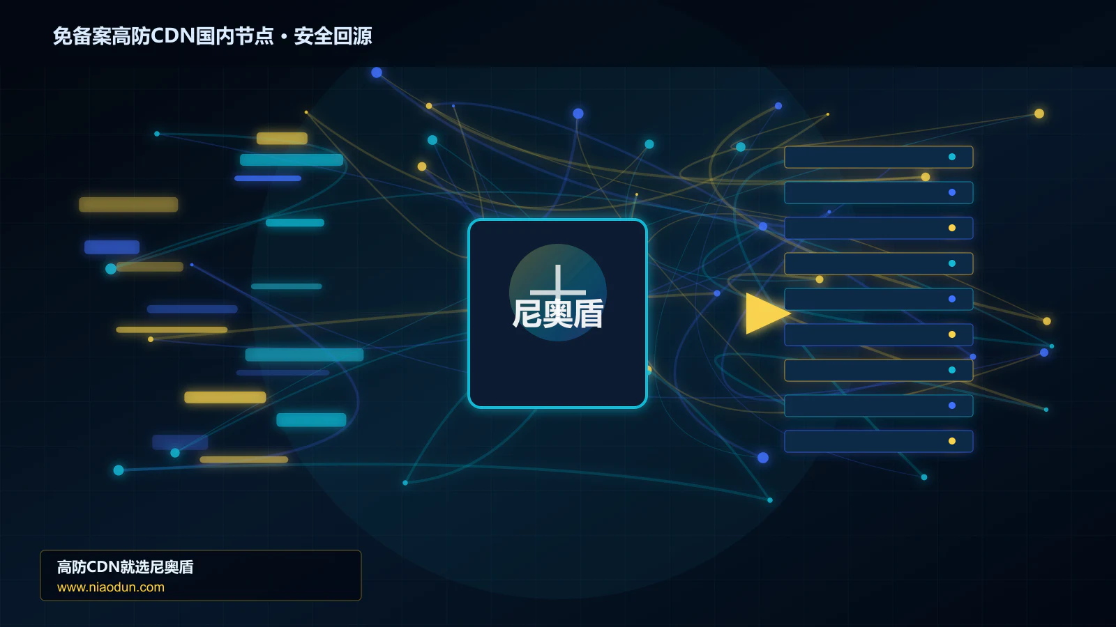 免备案高防CDN国内节点路由调度与安全回源图