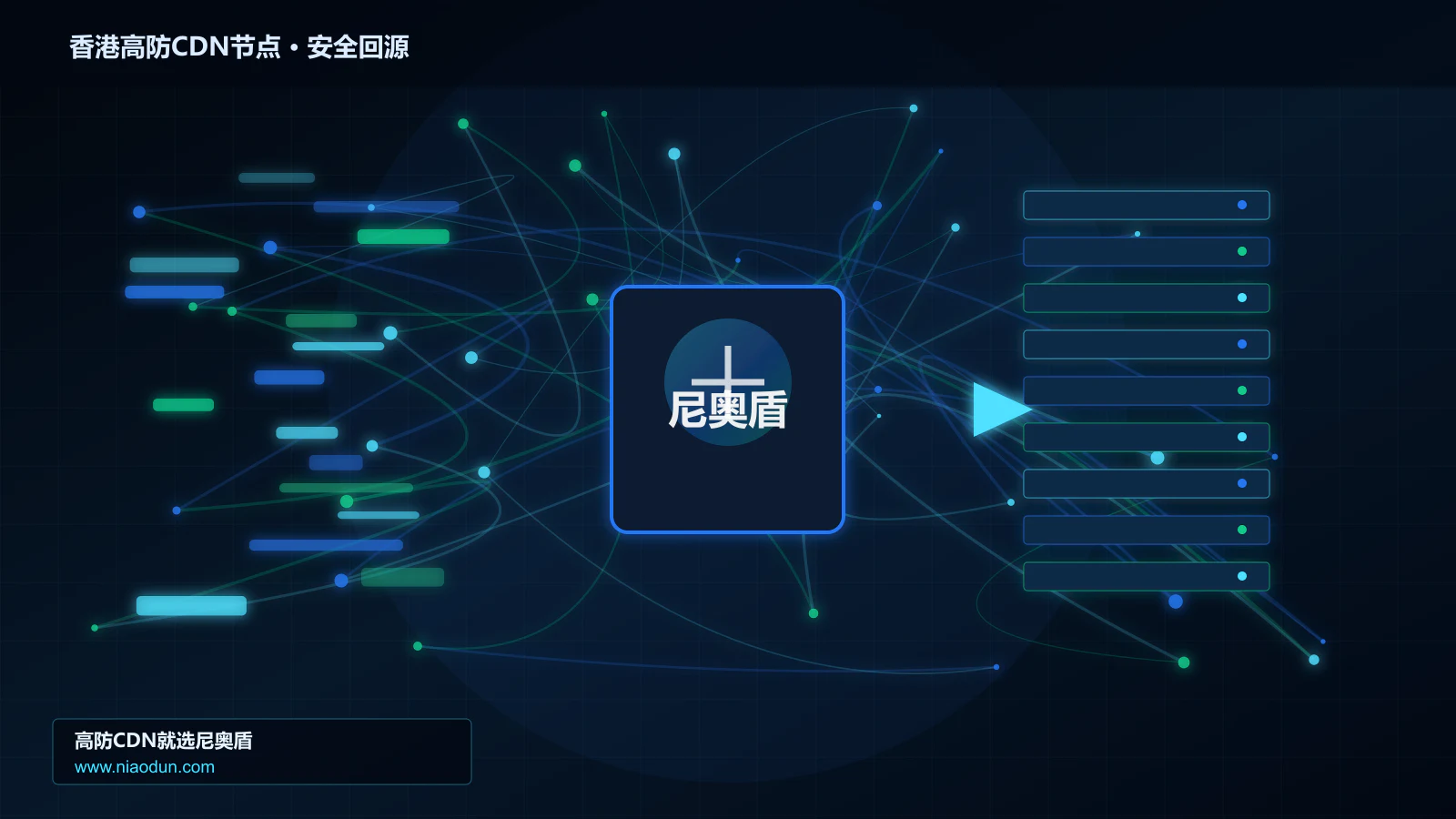 香港高防CDN节点路由调度与安全回源图