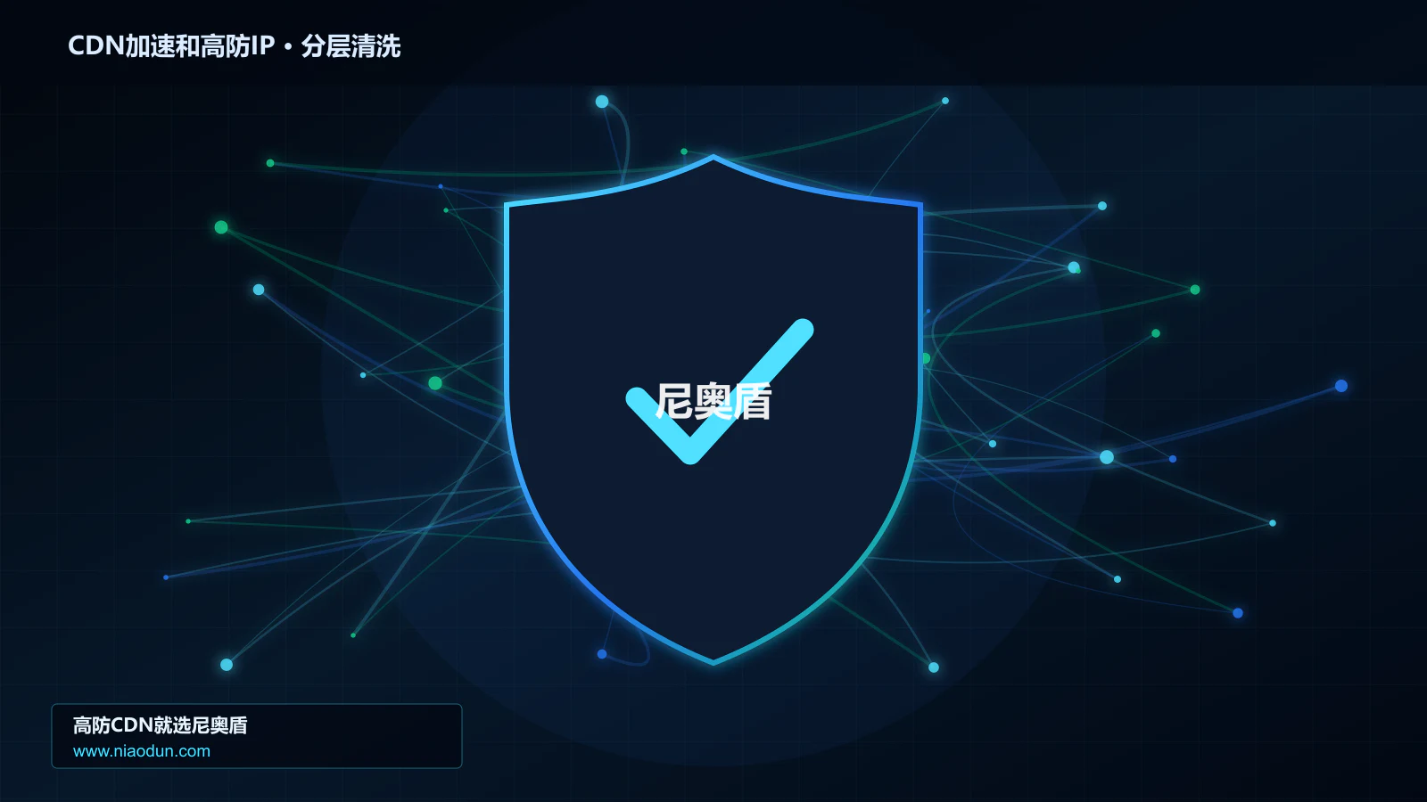 CDN加速和高防IP分层流量清洗架构图