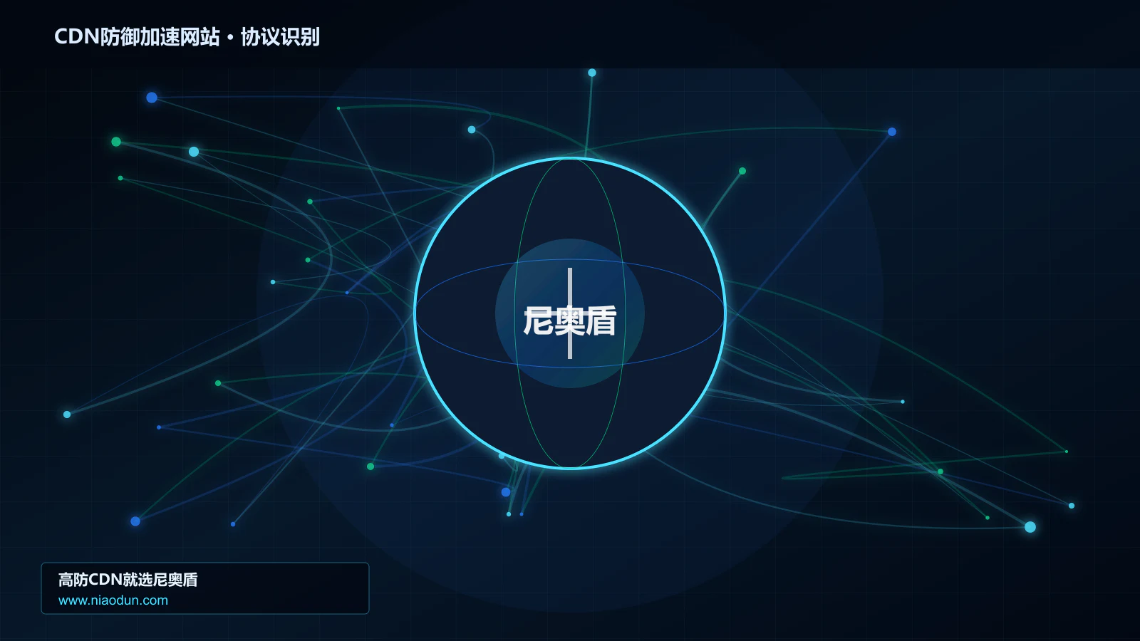 CDN防御加速网站协议识别与节点防护图