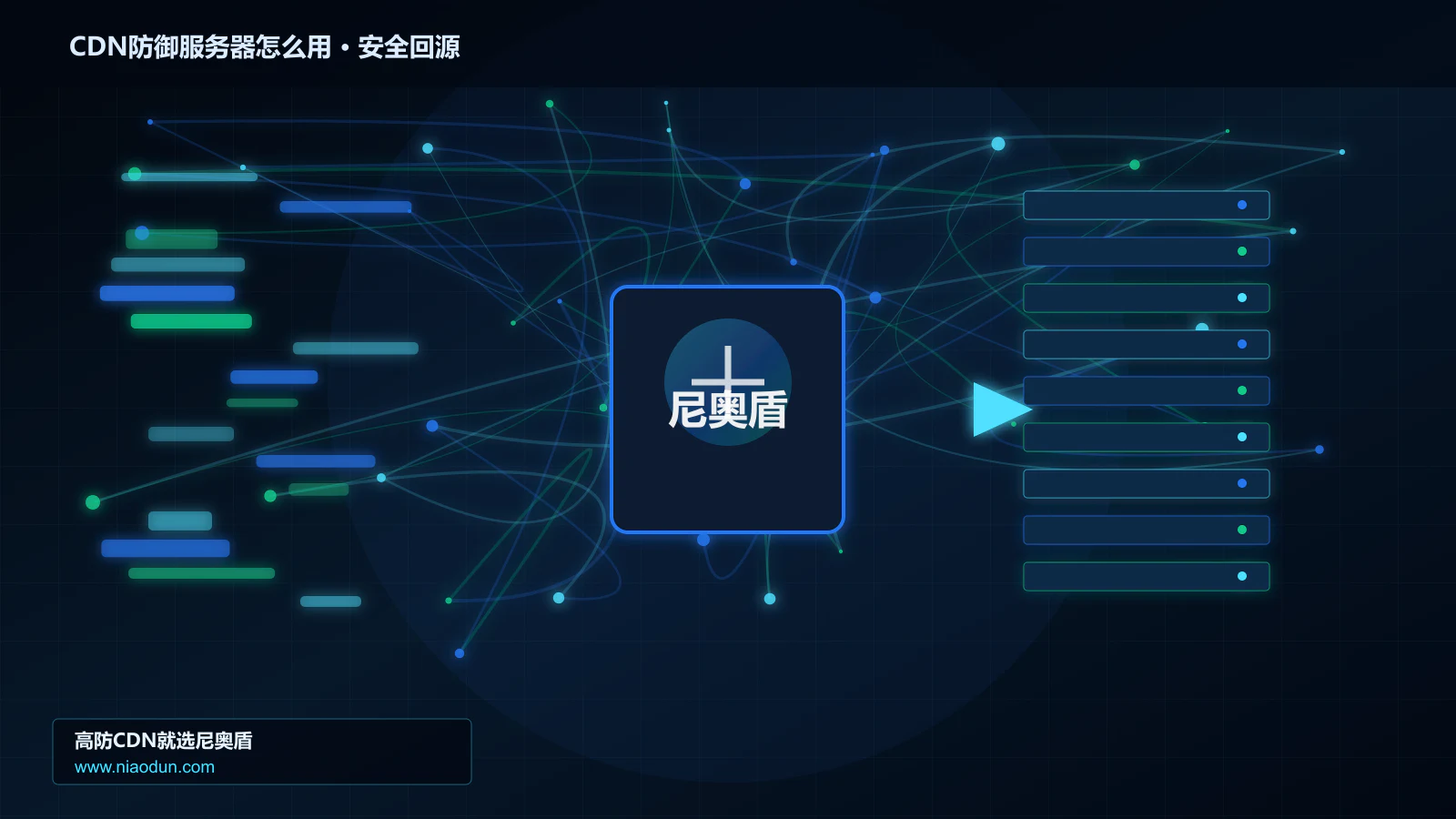 CDN防御服务器怎么用路由调度与安全回源图