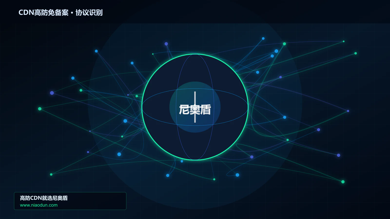 CDN高防免备案协议识别与节点防护图