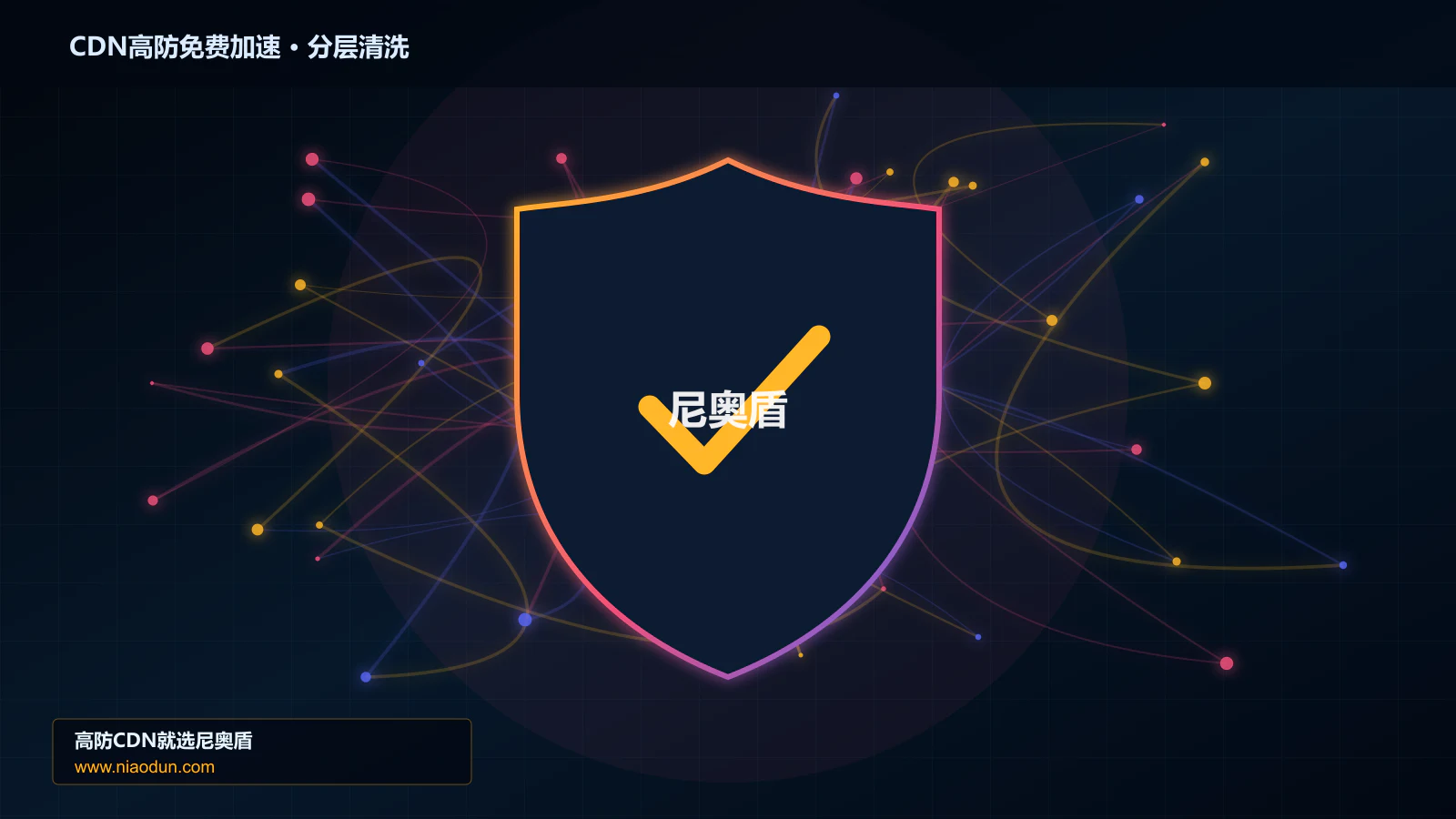 CDN高防免费加速分层流量清洗架构图