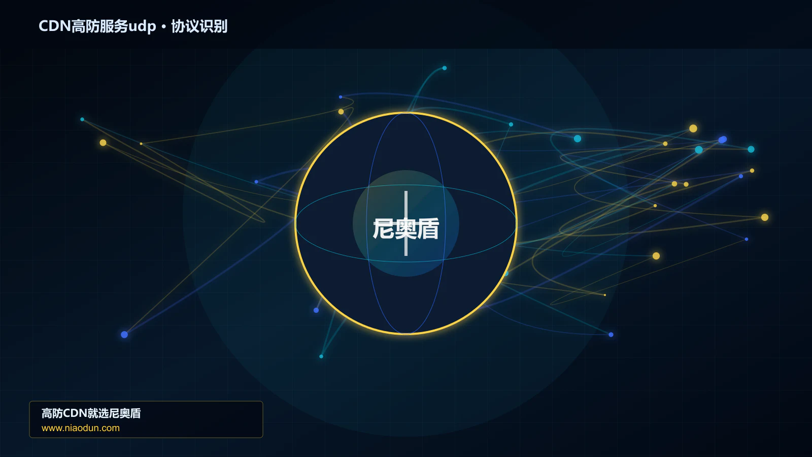 CDN高防服务udp协议识别与节点防护图