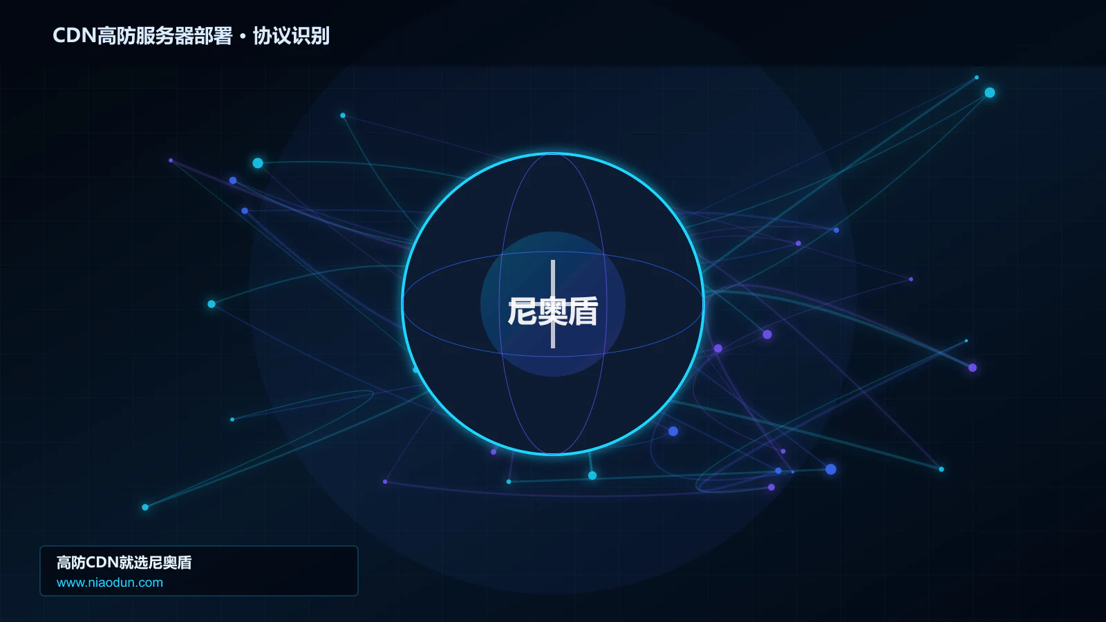 CDN高防服务器部署协议识别与节点防护图