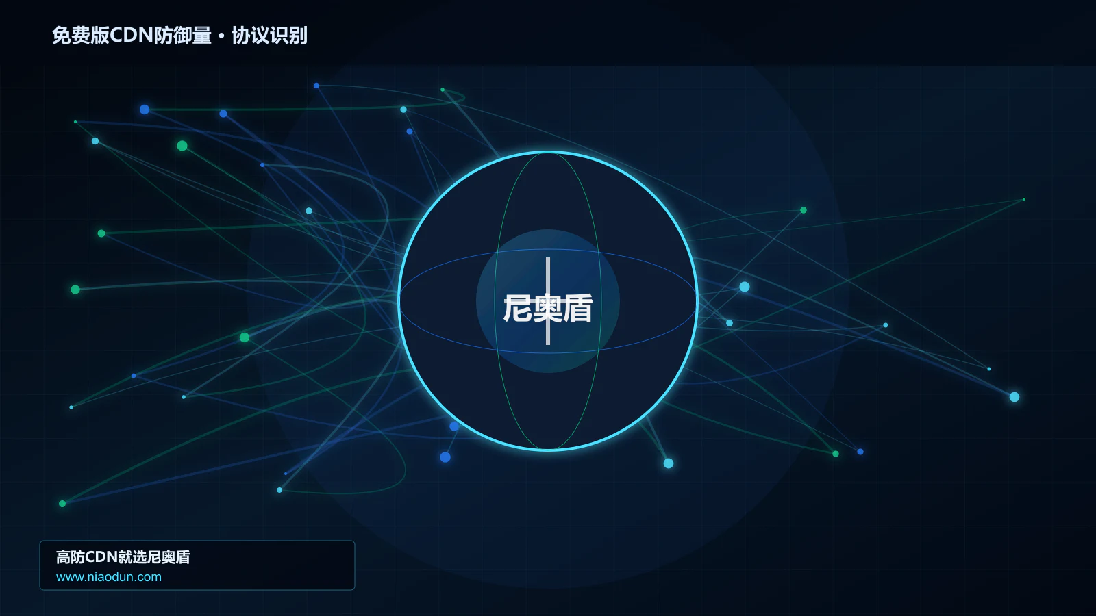 免费版CDN防御量协议识别与节点防护图