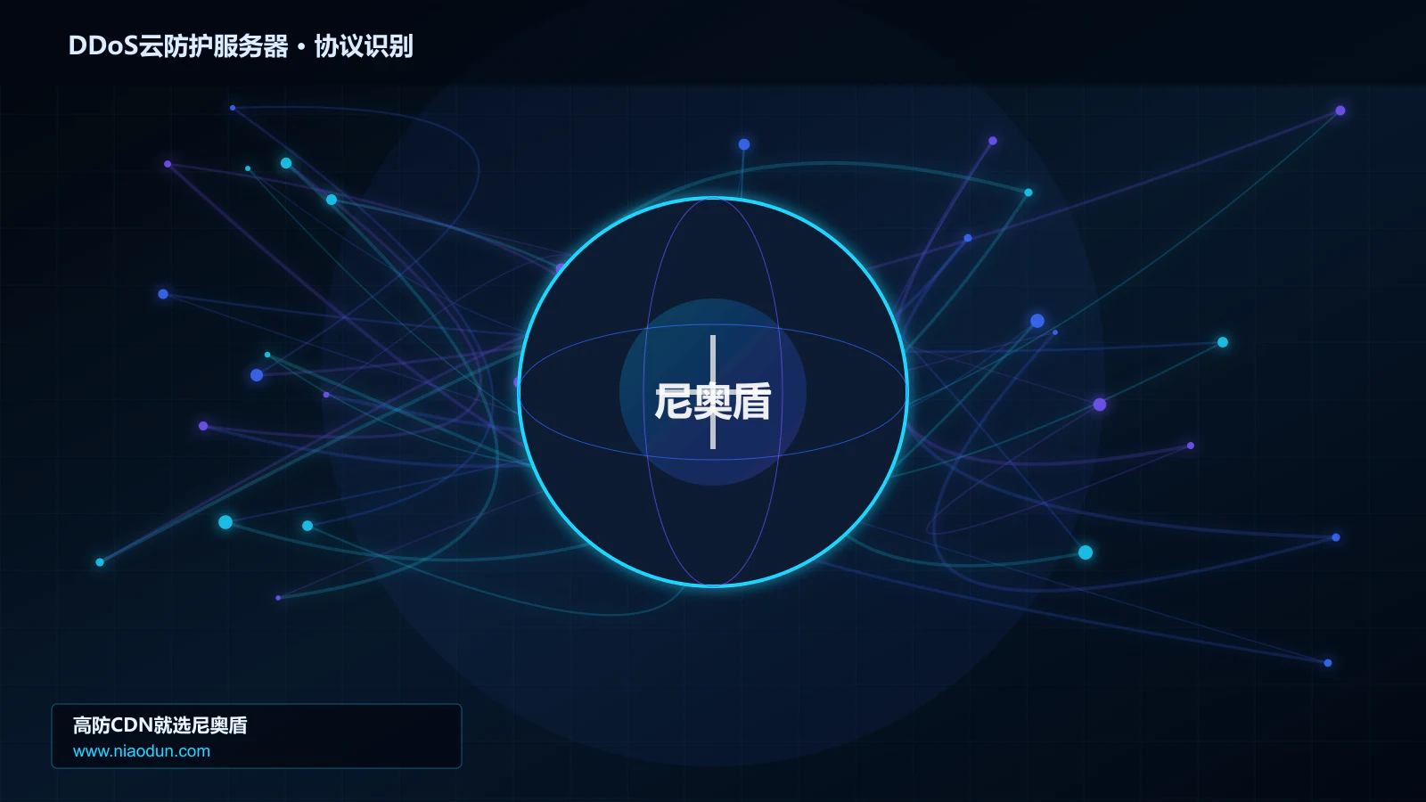 DDoS云防护服务器协议识别与节点防护图