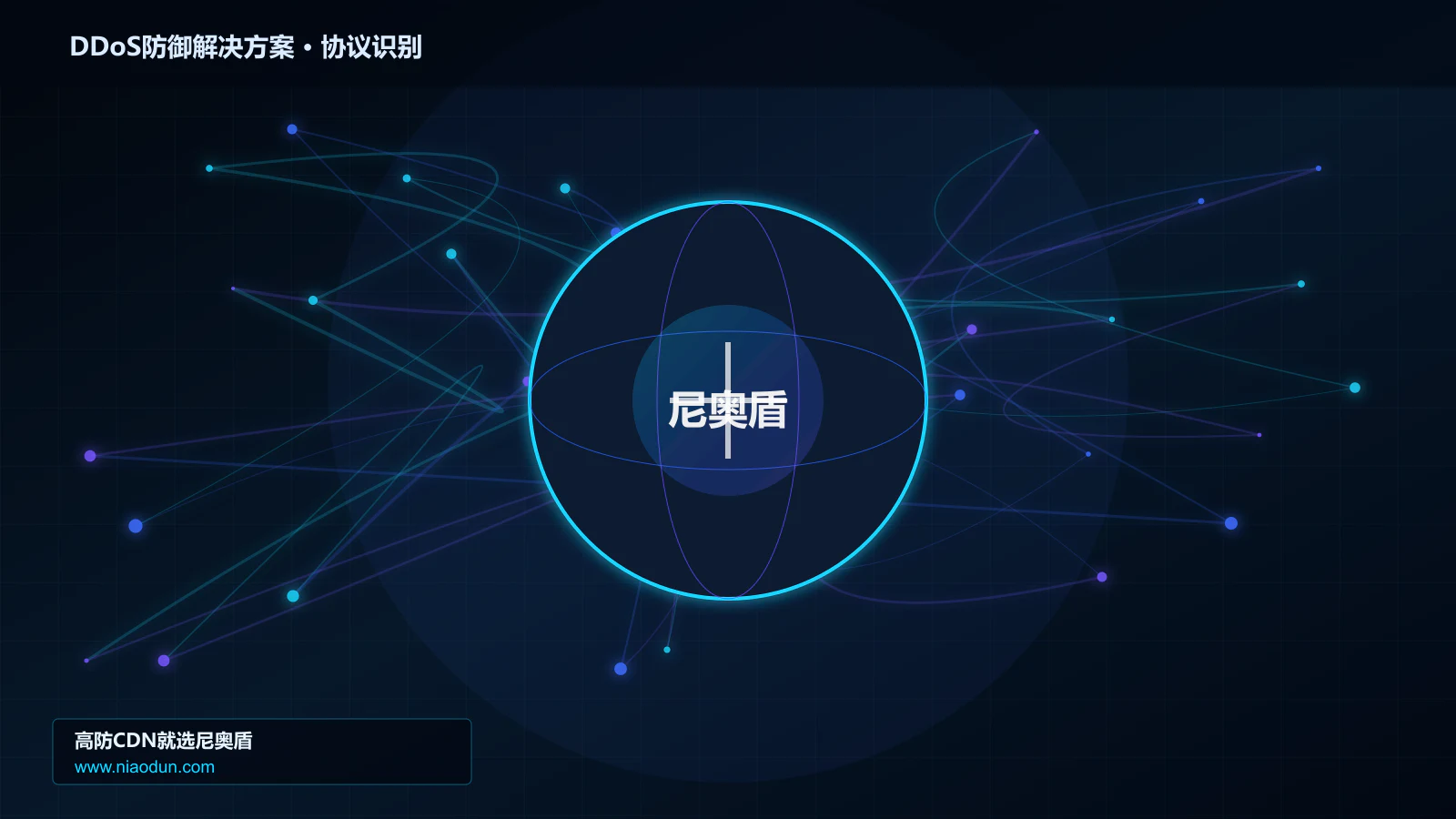 DDoS防御解决方案协议识别与节点防护图