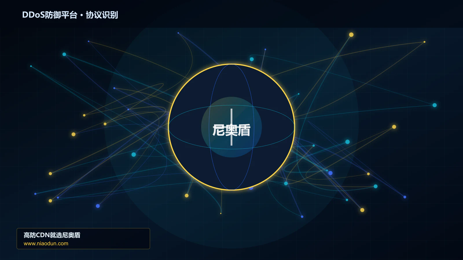 DDoS防御平台协议识别与节点防护图