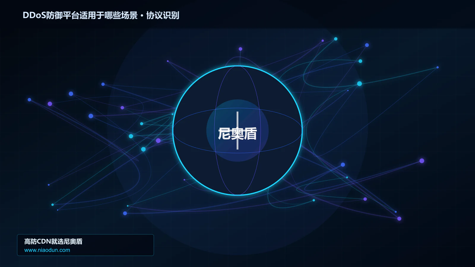 DDoS防御平台适用于哪些场景协议识别与节点防护图