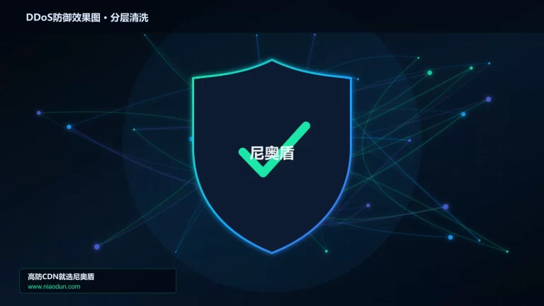DDoS防御效果图分层流量清洗架构图