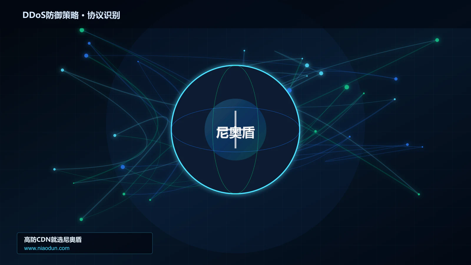 DDoS防御策略协议识别与节点防护图