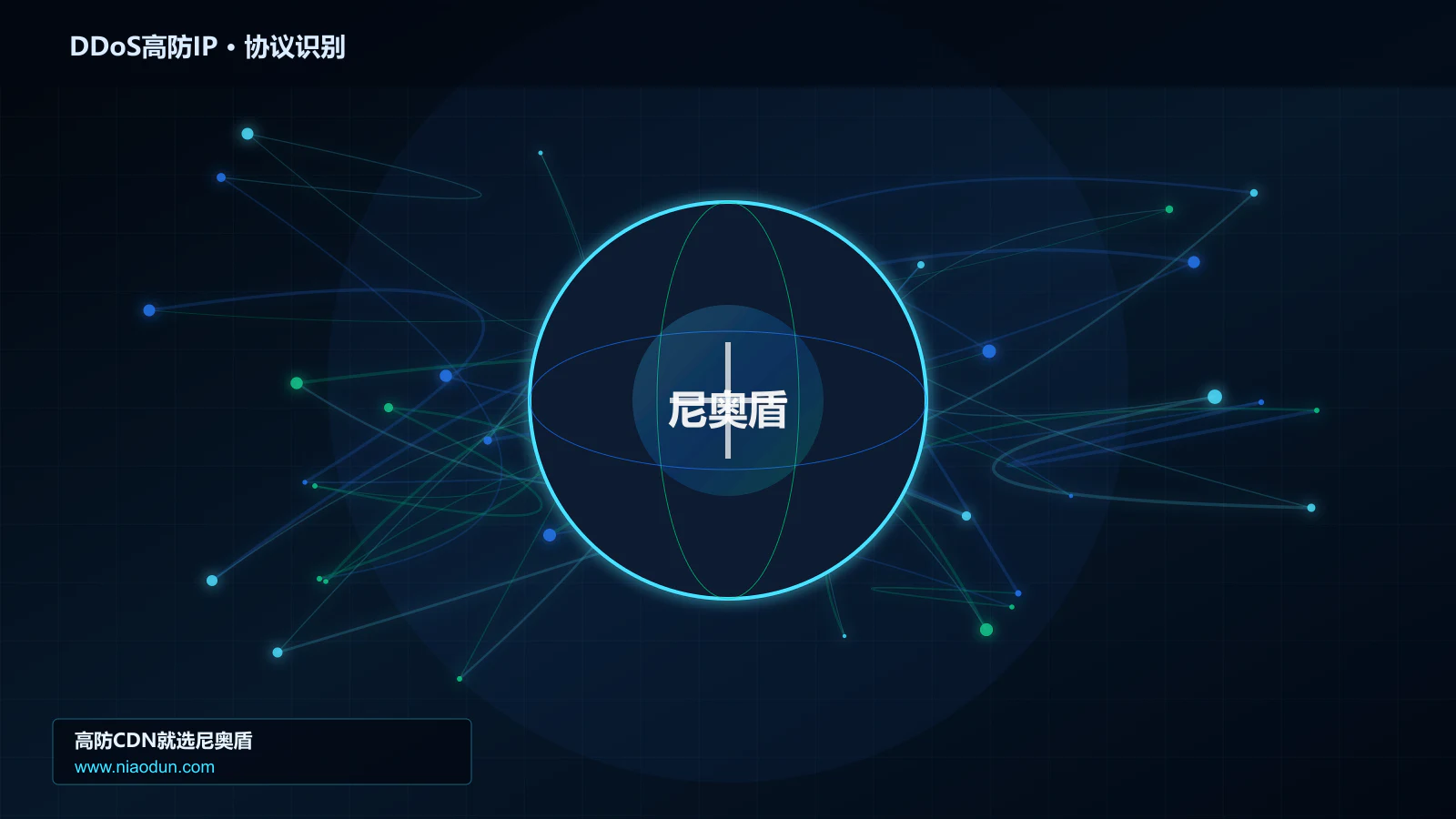 DDoS高防IP协议识别与节点防护图