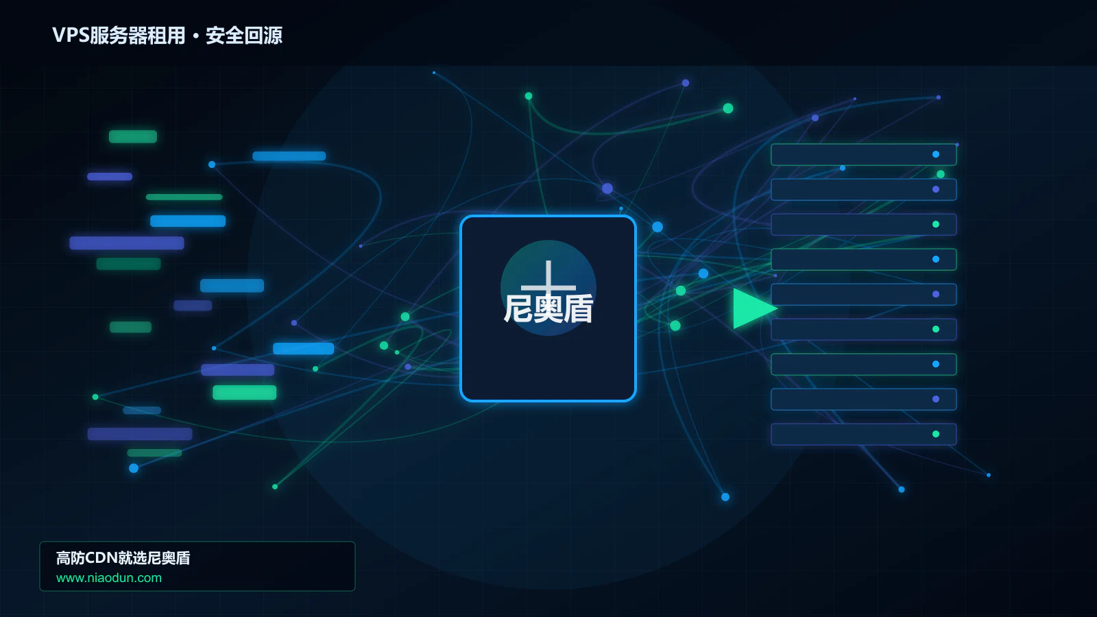 VPS服务器租用路由调度与安全回源图