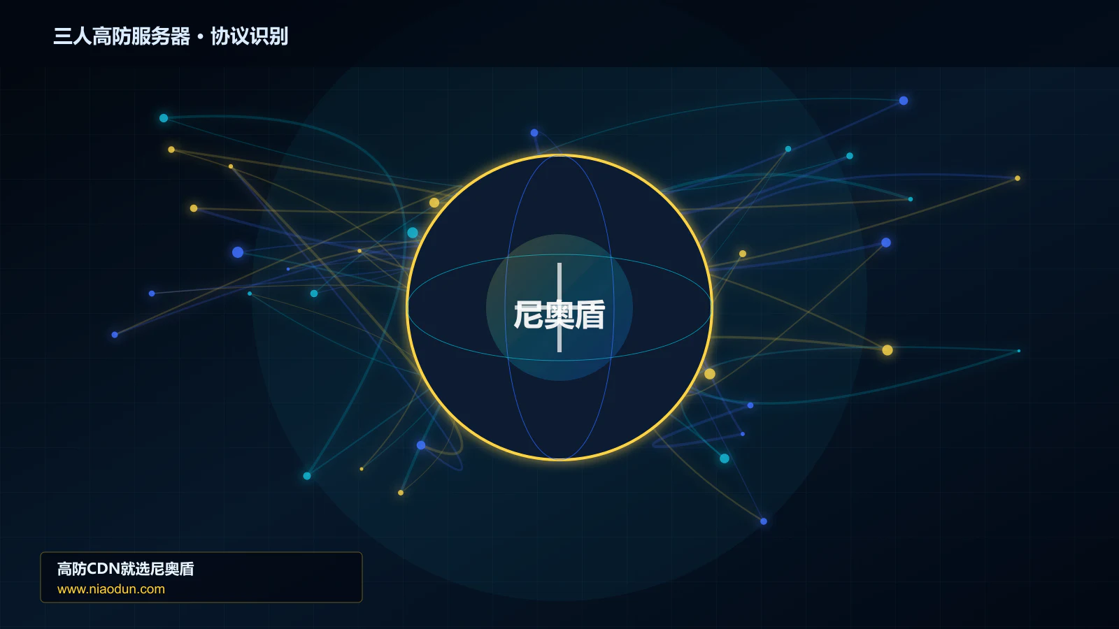三人高防服务器协议识别与节点防护图