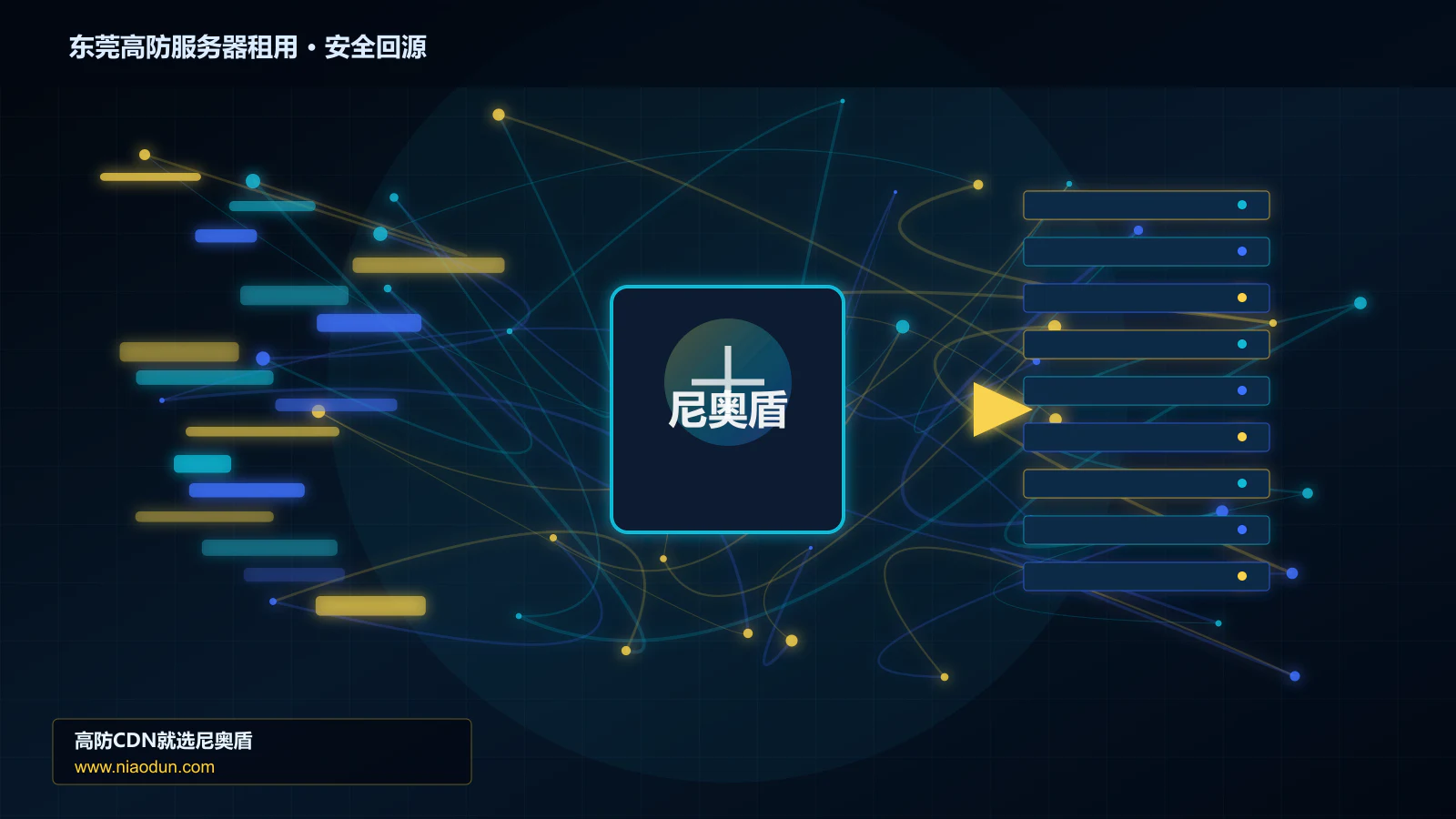 东莞高防服务器租用路由调度与安全回源图