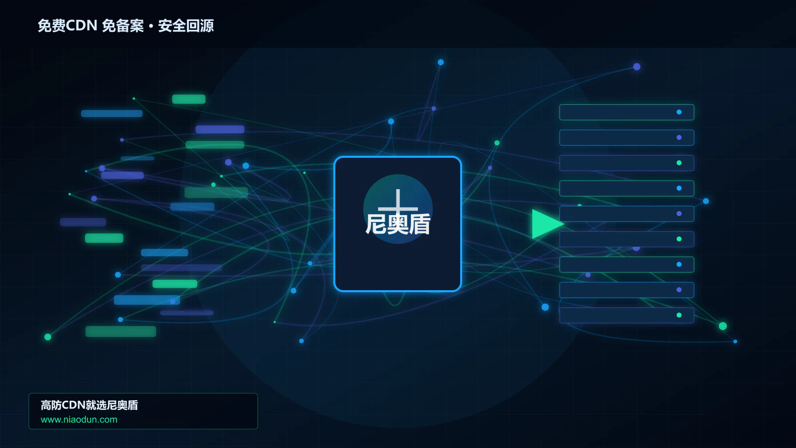 免费CDN 免备案路由调度与安全回源图