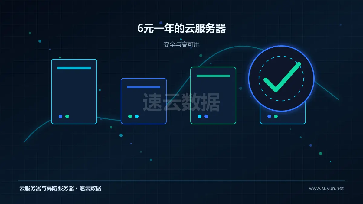 6元一年的云服务器高可用安全与容灾设计图