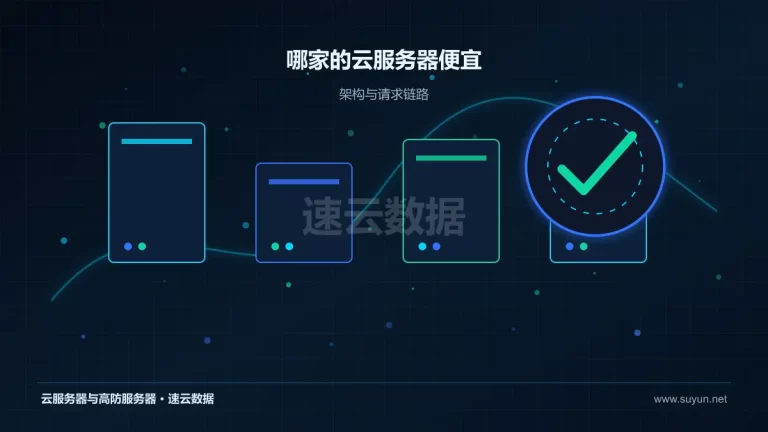 哪家的云服务器便宜云服务器架构与流量路径图