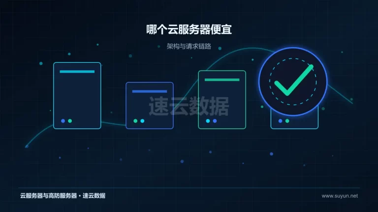 哪个云服务器便宜云服务器架构与流量路径图
