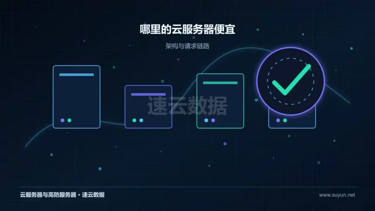 哪里的云服务器便宜云服务器架构与流量路径图