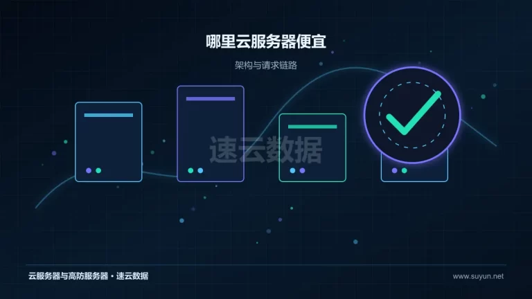 哪里云服务器便宜云服务器架构与流量路径图