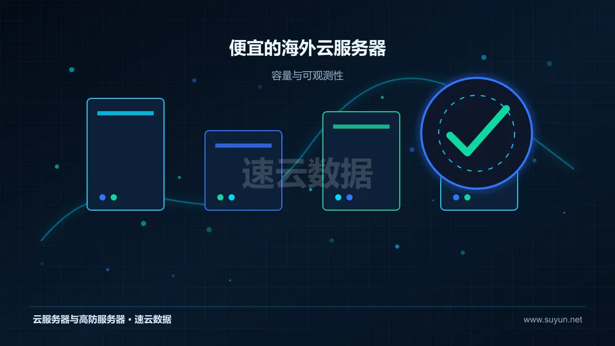 便宜的海外云服务器计算存储网络资源监控图
