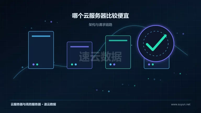 哪个云服务器比较便宜云服务器架构与流量路径图