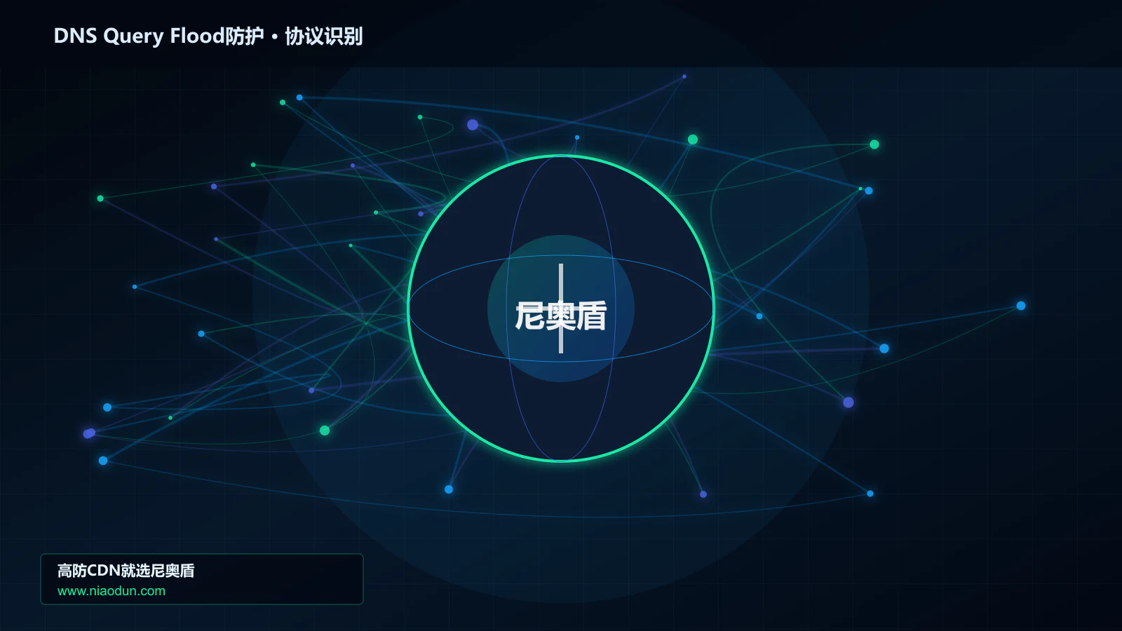 DNS Query Flood防护协议识别与节点防护图