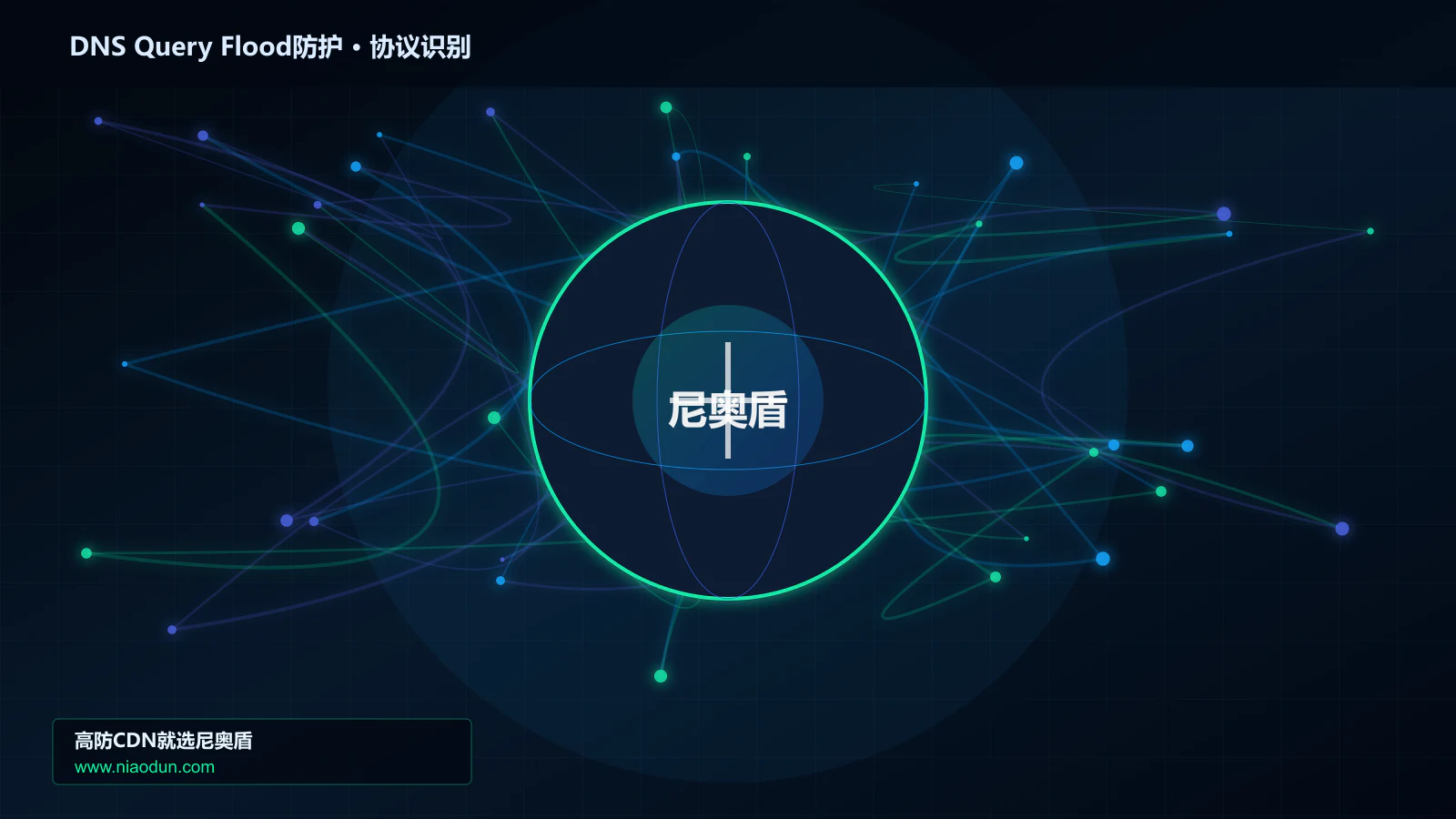 DNS Query Flood防护协议识别与节点防护图
