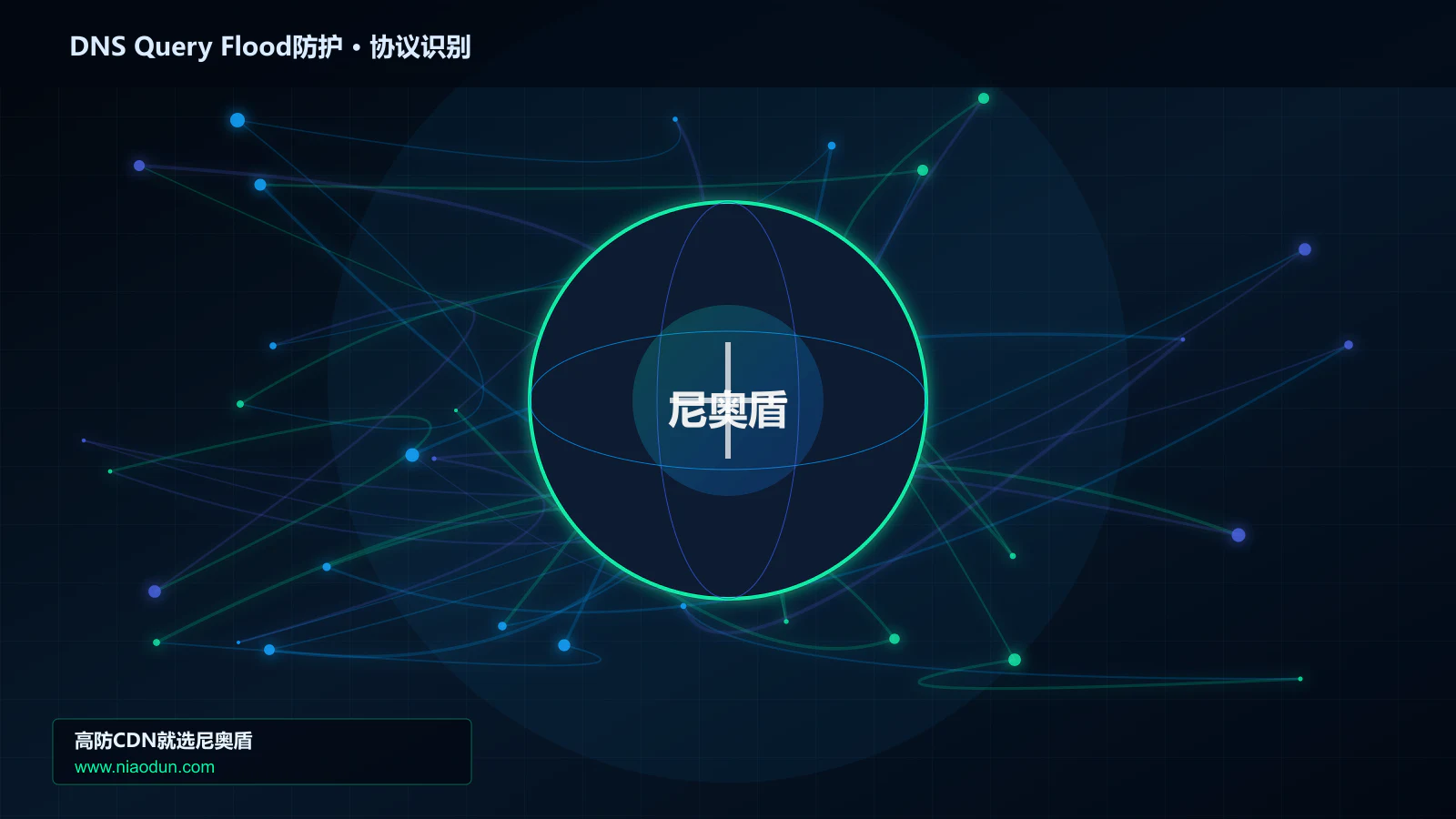 DNS Query Flood防护协议识别与节点防护图
