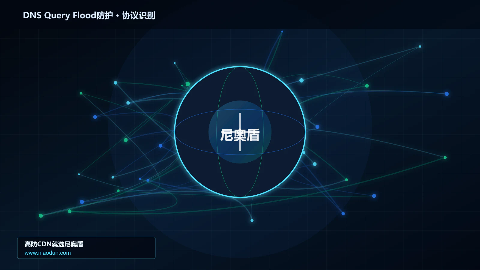 DNS Query Flood防护协议识别与节点防护图