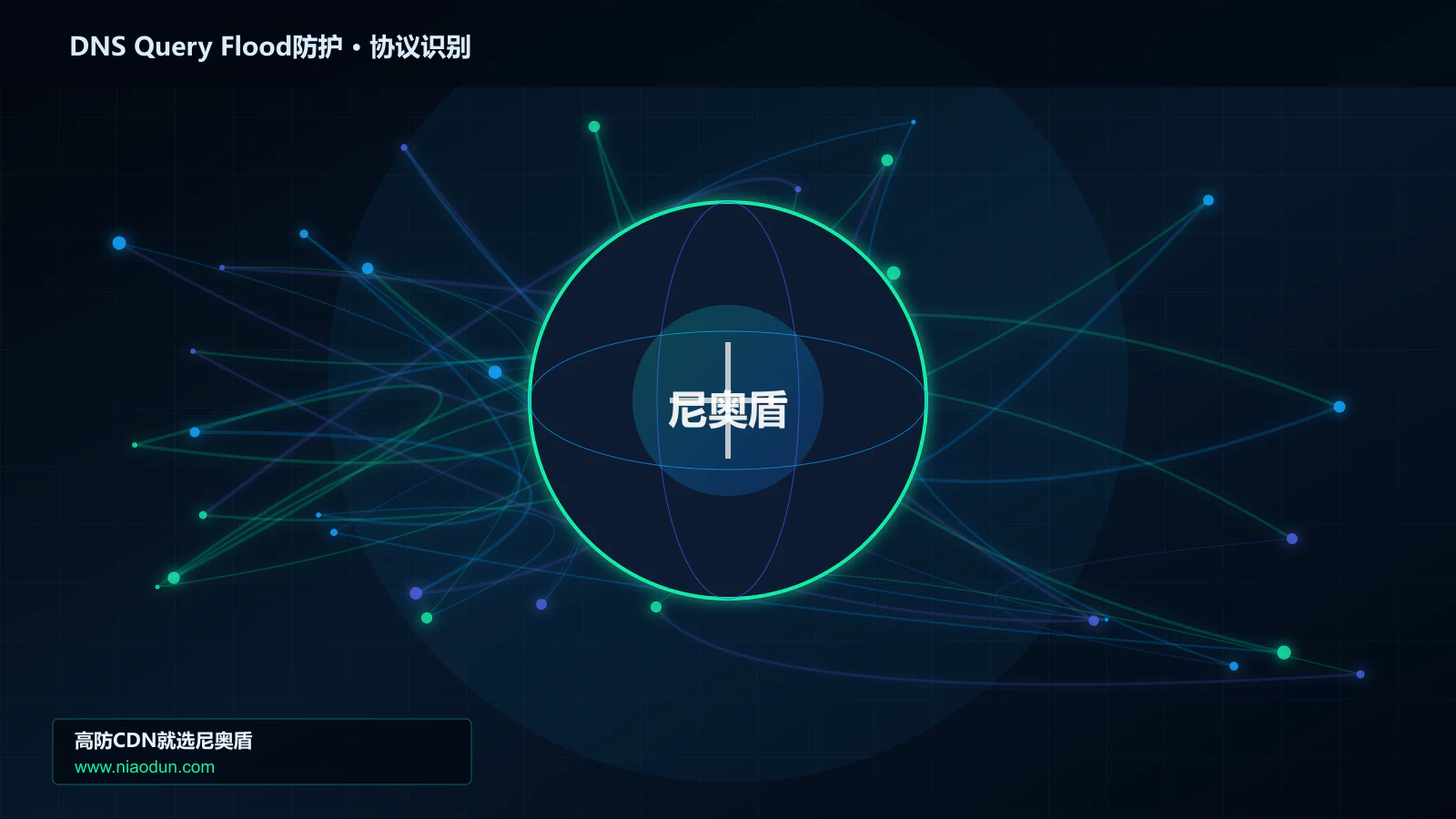 DNS Query Flood防护协议识别与节点防护图