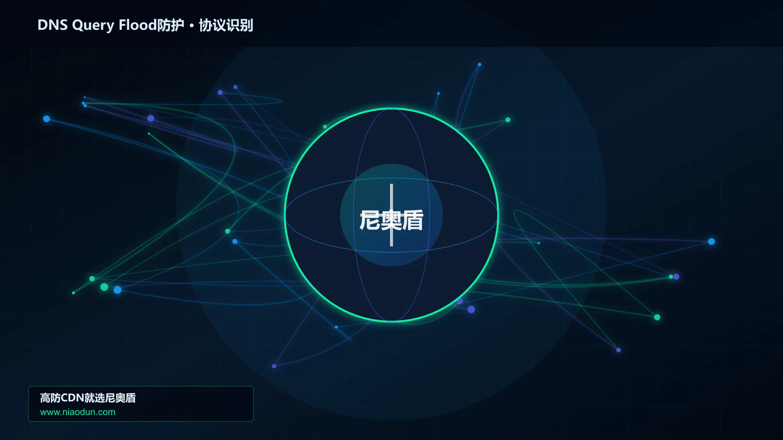 DNS Query Flood防护协议识别与节点防护图