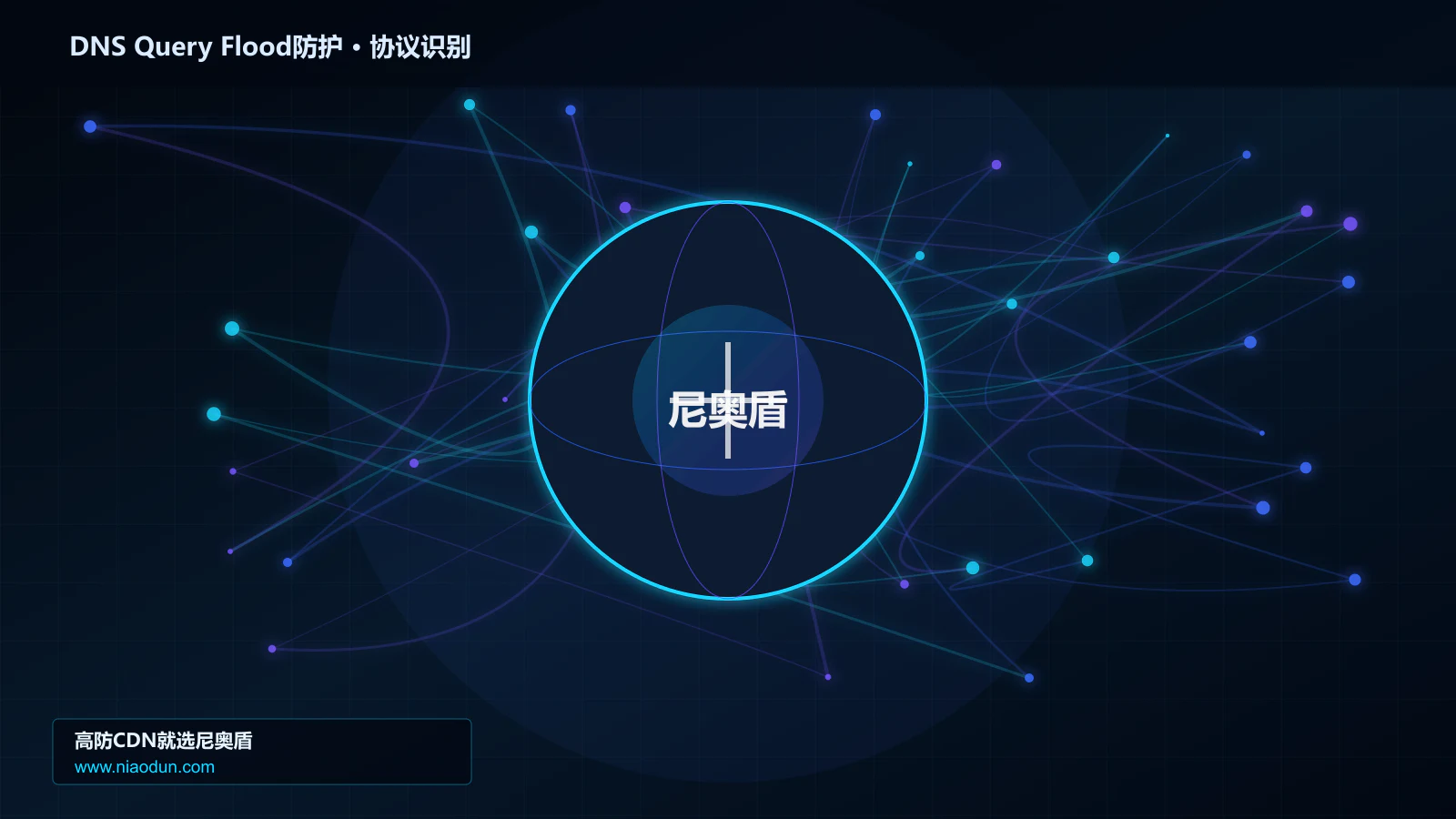 DNS Query Flood防护协议识别与节点防护图