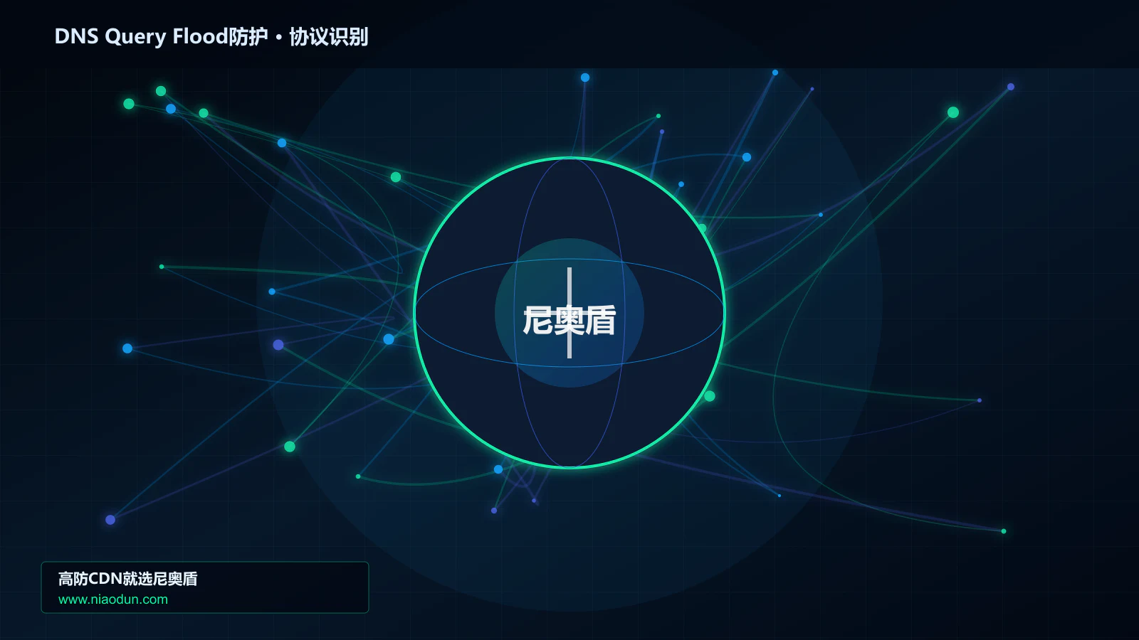 DNS Query Flood防护协议识别与节点防护图