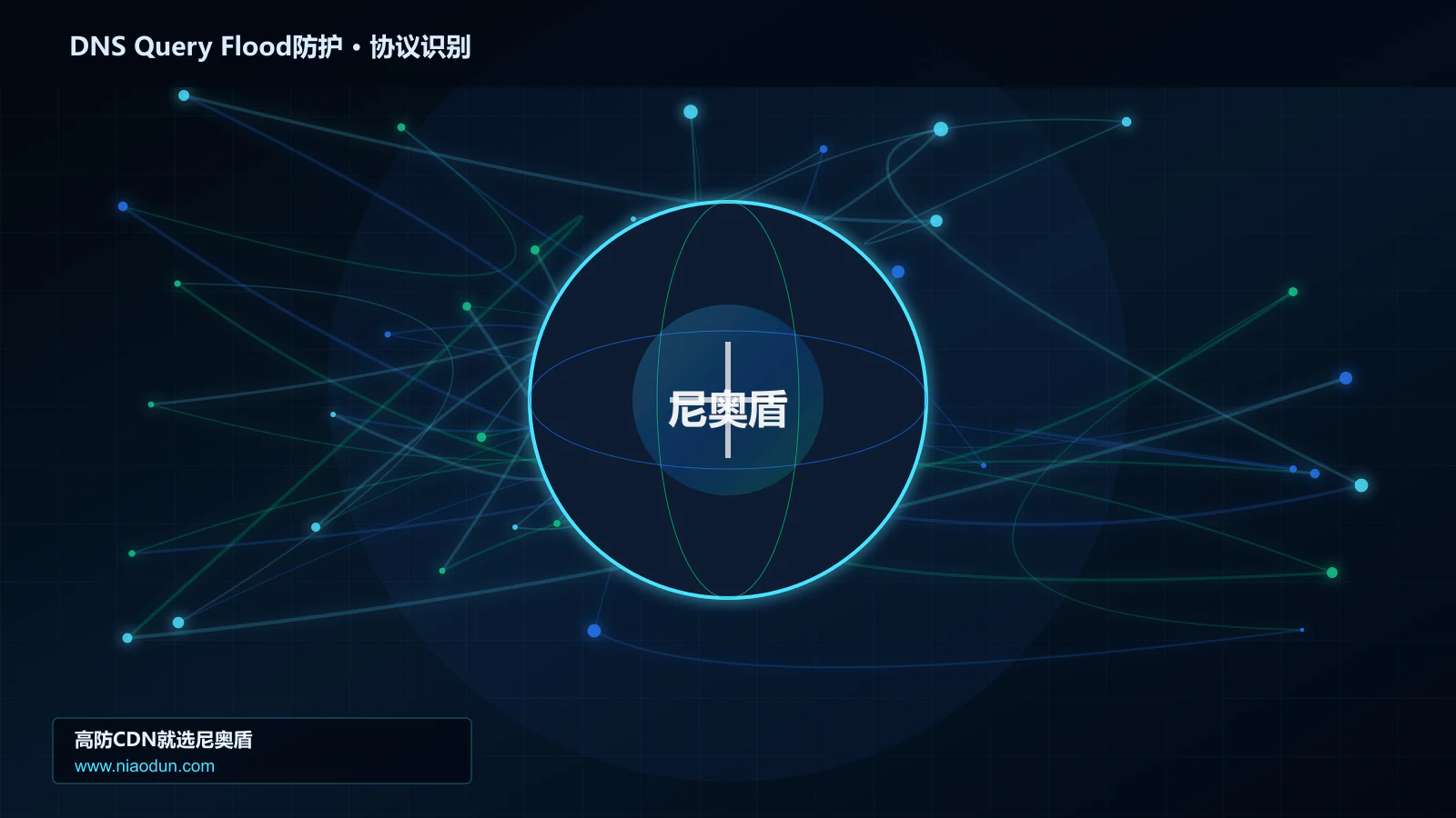 DNS Query Flood防护协议识别与节点防护图